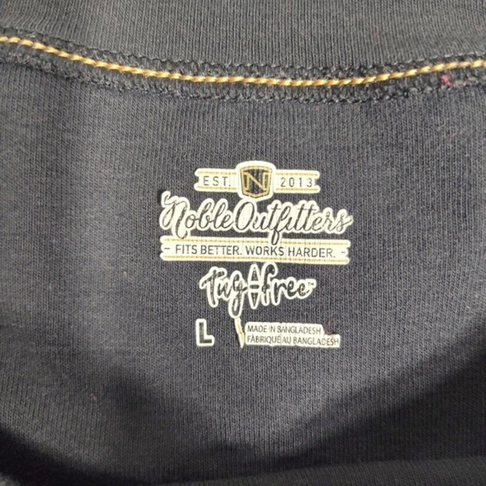 Noble‎ Outfitters Long Sleeve Performance Top Black Moisture Wicking Women's L - Picture 4 of 10
